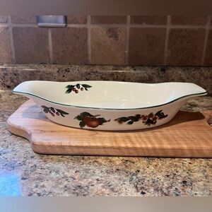 Cades Cove by Citation ~ Large Au Gratin Casserole or Serving Dish ~ 12 3/4